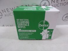 1 BOXED SET OF 2 DETTOL CLEANSING SURFACE WIPES RRP Â£14.99