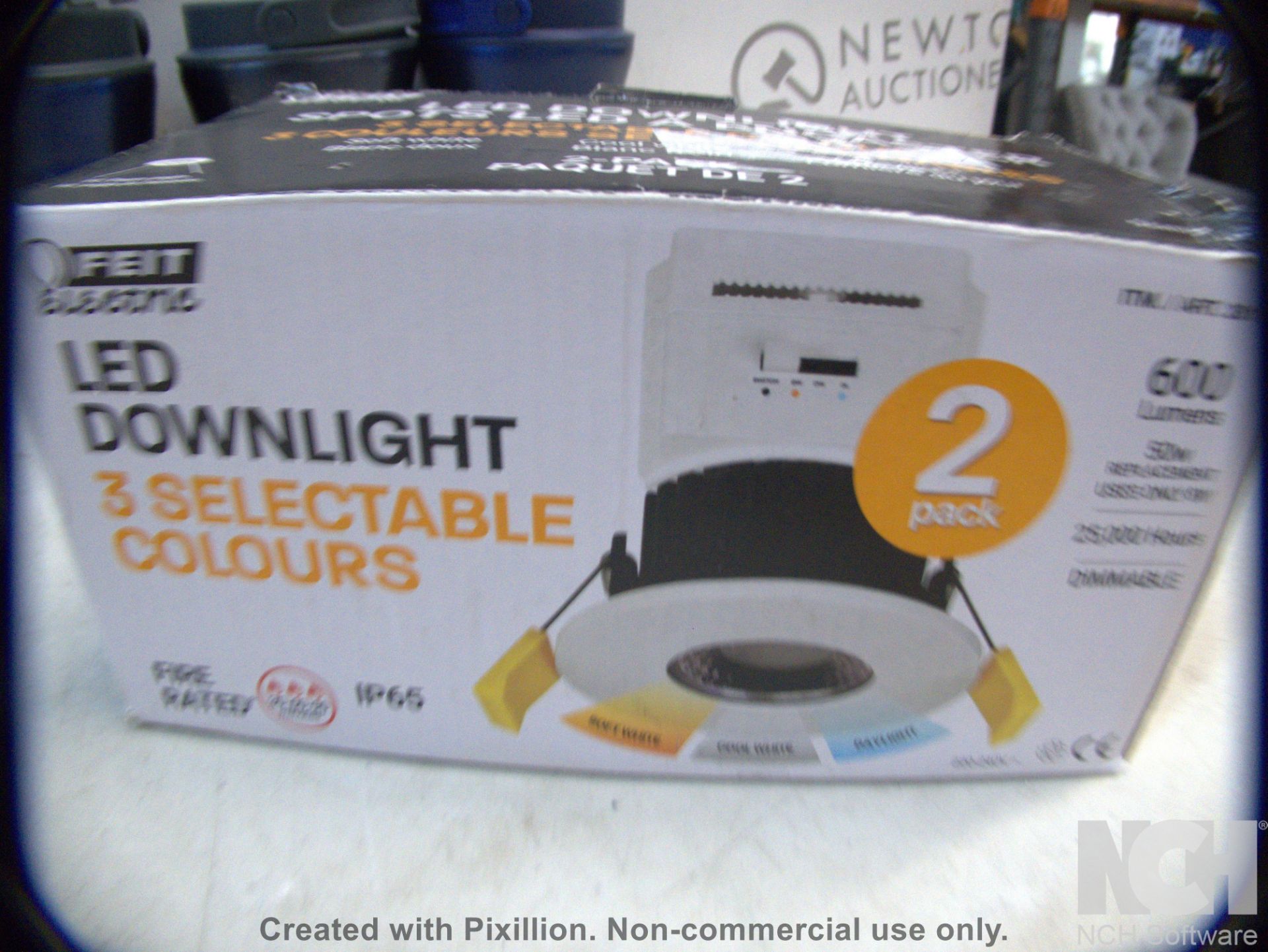 1 BOXED FEIT ELECTRIC 1-PACK LED FIRE-RATED DOWNLIGHT WITH 3-COLOUR TEMPERATURES RRP Â£29