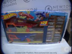 1 BOXED HOT WHEELS CREATURES TRANSPORTERS BUNDLE SET WITH 20 CARS AND 2 HAULERS RRP Â£49.99