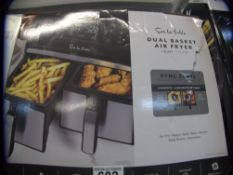 1 BOXED SUR LA TABLE DUAL BASKET AIR FRYER, 7.6L RRP Â£129