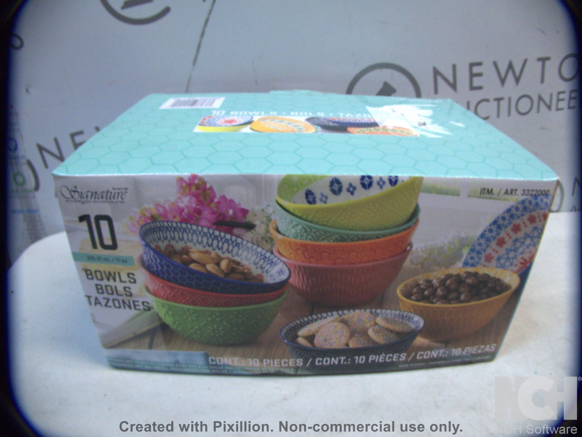 1 BOXED SIGNATURE HOME PORCALIEN BOWLS APPROX 10 RRP Â£29.99