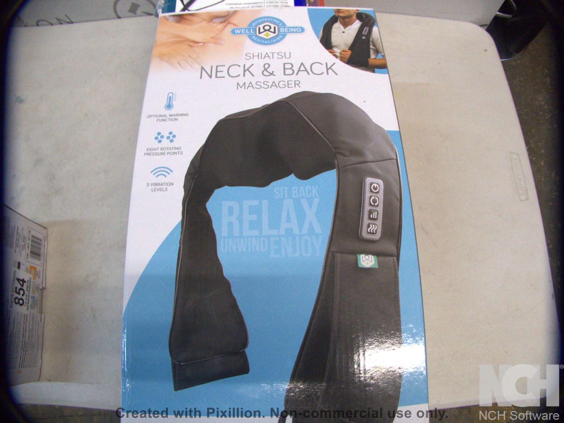 1 BOXED THE SOURCE WELLBEING SHIATSU NECK & BACK MASSAGER RRP Â£59