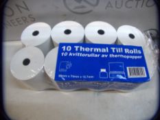 1 SET OF APPROX 10 THERMAL TILL ROLLS RRP Â£24.99