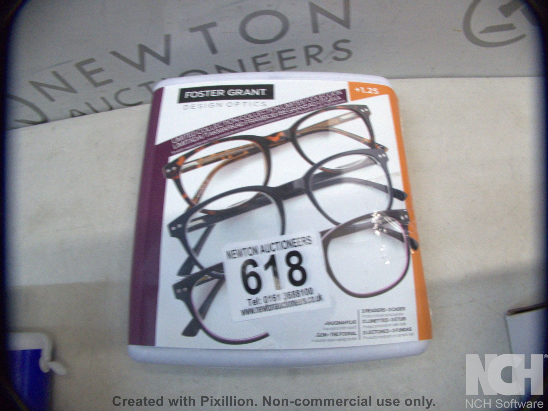 1 PACK OF FOSTER GRANTS READING GLASSESS STRENTH +1.25 RRP Â£13.50