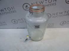 1 KILNER GLASS DRINKS DISPENSER 8L RRP Â£29