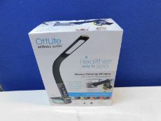 1 BOXED OTTLITE TABLE LAMP WITH WIRELESS CHARGING RRP Â£49