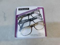 1 PACK OF FOSTER GRANTS READING GLASSESS STRENTH +1.50 RRP Â£13.50