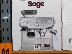 1 BOXED SAGE BARISTA EXPRESS BES875UK BEAN TO CUP COFFEE MACHINE RRP Â£499