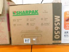 1 BOXED SHARPAK PLASTIC TAKEAWAY CONTAINERS, 250 RRP Â£29.99