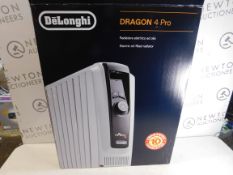 1 BOXED DE'LONGHI DRAGON 4 PRO OIL FILLED RADIATOR RRP Â£129.99