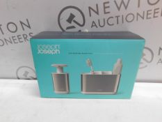 1 BOXED JOSEPH JOSEPH BATHROOM BEAUTIES 2-PIECE BATHROOM SINK SET RRP Â£39