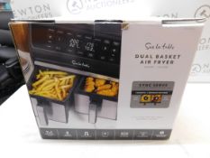 1 BOXED SUR LA TABLE DUAL BASKET AIR FRYER, 7.6L RRP Â£129