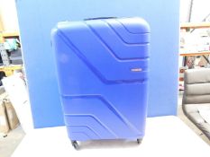 1 AMERICAN TOURISTER BON AIR HARDSIDE LARGE SUITCASE IN BLUE RRP Â£119