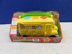 1 BOXED COCOMELON MUSICAL LEARNING BUS (18+ MONTHS) RRP £29.99