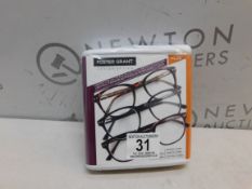 1 FOSTER GRANT DESIGN OPTICS +1.25 READING GLASSES RRP Â£19