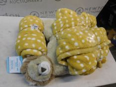 1 LITTLE MIRACLES KIDS BLANKET AND PILLOW RRP Â£11.99