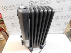 1 DELONGHI RADIA S OIL FILLED 1.5KW RADIATOR GREY RRP Â£129