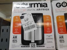 1 BOXED GOURMIA 6.7L DIGITAL AIR FRYER RRP Â£89.99