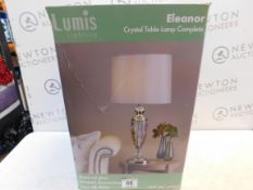 1 BOXED LUMIS LIGHTING ELEANOR CRYSTAL TABLE LAMP RRP Â£79