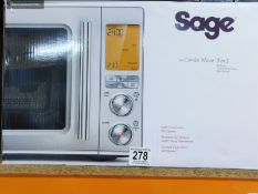 1 BOXED SAGE SMO870 COMBI WAVE, AIR FRYER, CONVECTION OVEN & MICROWAVE RRP Â£399