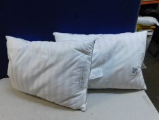 1 PAIR OF HOTEL GRAND DOUBLE TOP GOOSE FEATHER & GOOSE DOWN PILLOWS RRP Â£19.99