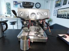 1 SAGE MODEL SES876BSS BARISTA EXPRESS IMPRESS BEAN-TO-CUP ESPRESSO COFFEE MACHINE RRP Â£599