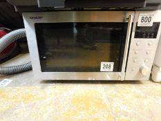 1 SHARP SOLO STAINLESS STEEL MICROWAVE OVEN RRP Â£179.99