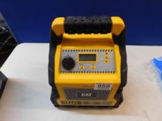 1 CAT 3-IN-1 PROFESSIONAL POWERSTATION WITH JUMP STARTER, USB & COMPRESSOR RRP Â£129.99