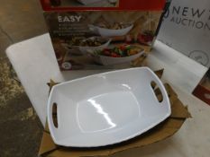 1 BOXED OVER & BACK PORCELAIN SERVING BOWLS SET RRP Â£29