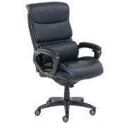 1 LA-Z-BOY AIR EXECUTIVE BLACK BONDED LEATHER OFFICE CHAIR RRP Â£299 (PICTURES FOR ILLUSTRATION