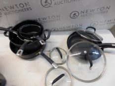 1 CIRCULON PREMIER PROFESSIONAL 10 PIECE (APPROX) HARD ANODISED PAN SET RRP Â£199