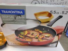 1 BOXED TRAMONTINA 5.2L SAUTE PAN RRP Â£39