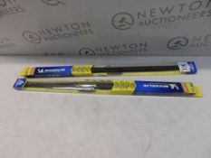 2 PACKs OF MICHELIN STEALTH WIPER BLADES IN VARIOUS SIZES RRP Â£39.99