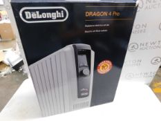 1 BOXED DE'LONGHI DRAGON 4 PRO OIL FILLED RADIATOR RRP Â£129