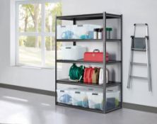 1 WHALEN 72IN 5-SHELF STEEL STORAGE RACK RRP Â£149 (PICTURES FOR ILLUSTRATION PURPOSES ONLY)