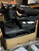 1 PALLET OF 5 LA-Z-BOY AIR EXECUTIVE BLACK BONDED LEATHER OFFICE CHAIRS RRP Â£1099