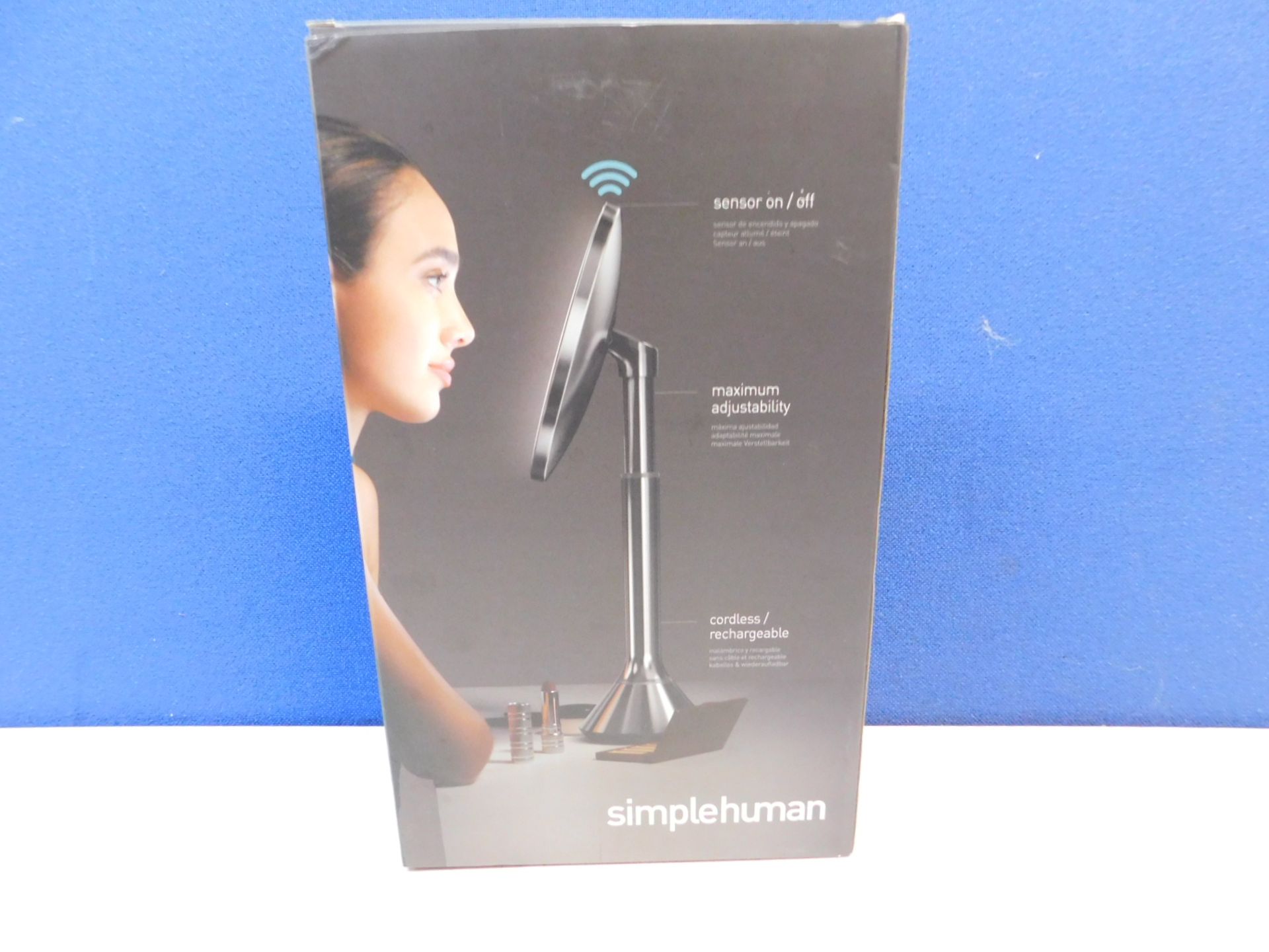 1 BOXED SIMPLE HUMAN 20CM SENSOR MIRROR RRP Â£179.99