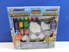 1 BOXED JUST MY STYLE PAINT YOUR OWN DINOSAUR SET RRP Â£29.99