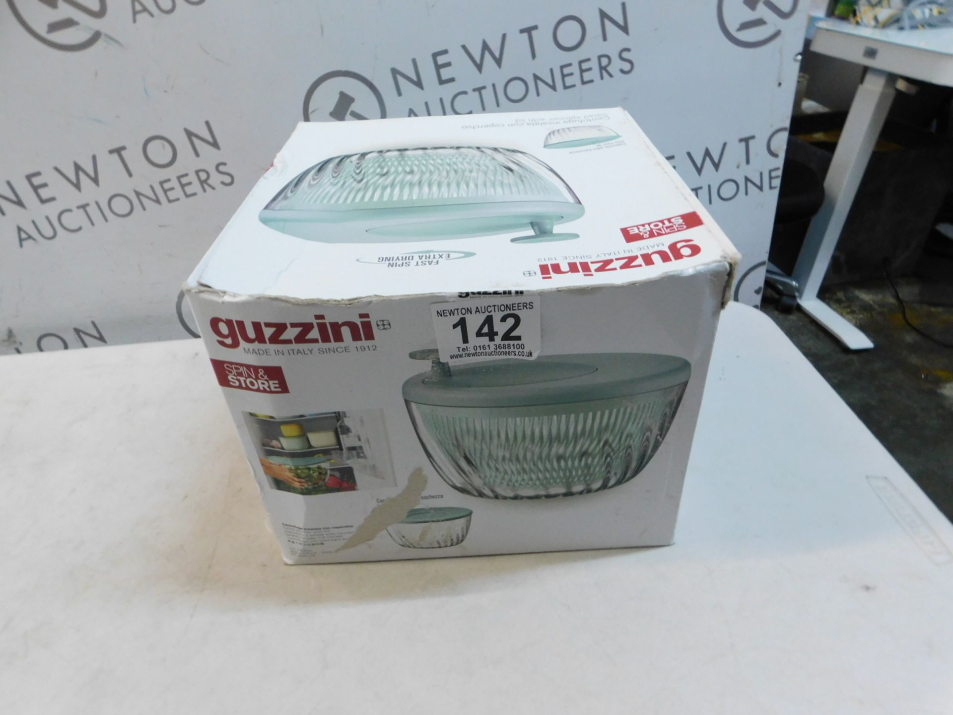 1 BOXED GUZZINI SALAD SPINNER WITH LID RRP Â£24.99