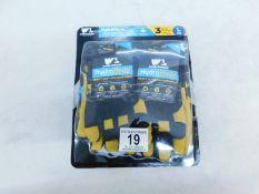 1 PACKED 3 PAIRS OF WELLS LAMONT PREMIUM WORK GLOVES SIZE L RRP Â£29.99