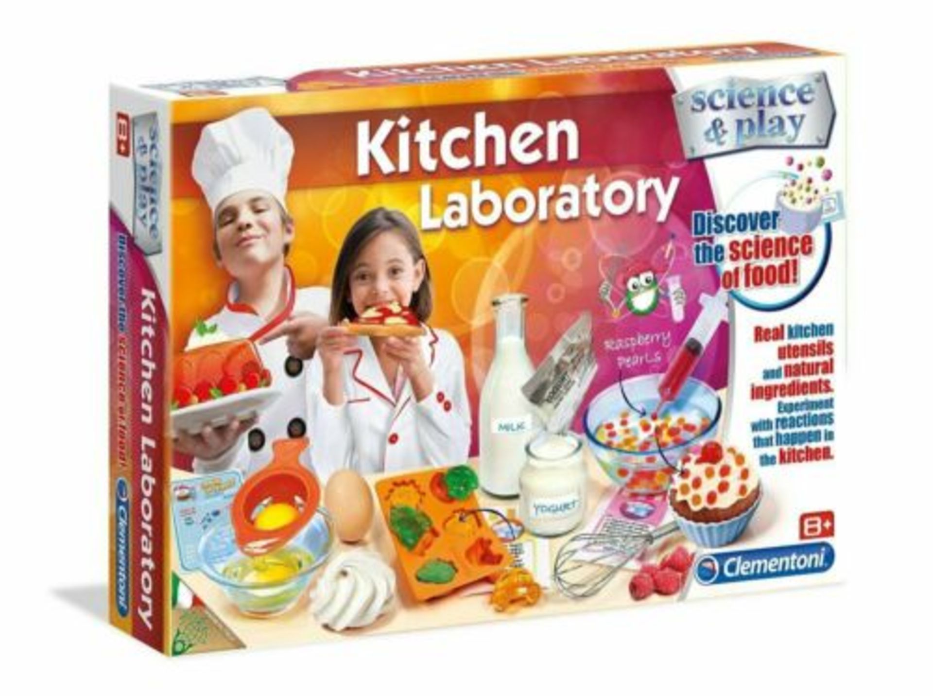 6 BRAND NEW CLEMENTONI SCIENCE & PLAY KITCHEN LABORATORY EDUCATIONAL KIT RRP Â£119 (THIS SET HAS
