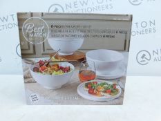 1 BOXED OVER & BACK BOWL & PLATE/LID SET RRP Â£29