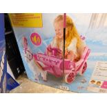 1 BOXED DISNEY PRINCESS CARRIAGE ELECTRIC RIDE ON RRP Â£199