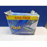 1 BOXED FLASH SPEEDMOP GIGA PACK WET MOPPING CLOTHS RRP Â£39.99
