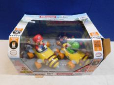 1 BOXED MARIO KART TWIN PACK MARIO & YOSHI REMOTE CONTROL CARS RRP Â£69.99