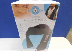 1 BOXED THE SOURCE WELLBEING SHIATSU NECK AND BACK MASSAGER RRP Â£59