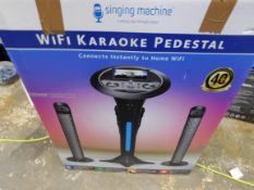 1 BOXED SINGING MACHINE WIFI KARAOKE PEDESTAL RRP Â£299.99