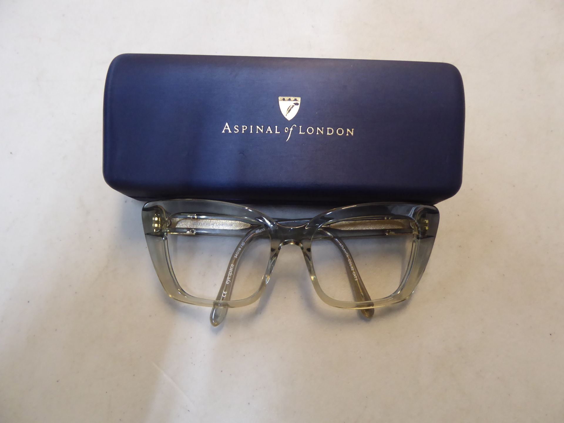 1 PAIR OF ASPINAL OF LONDON GLASSES FRAME WITH CASE MODEL ATLANTA COL.02 CAT.3 RRP Â£129.99