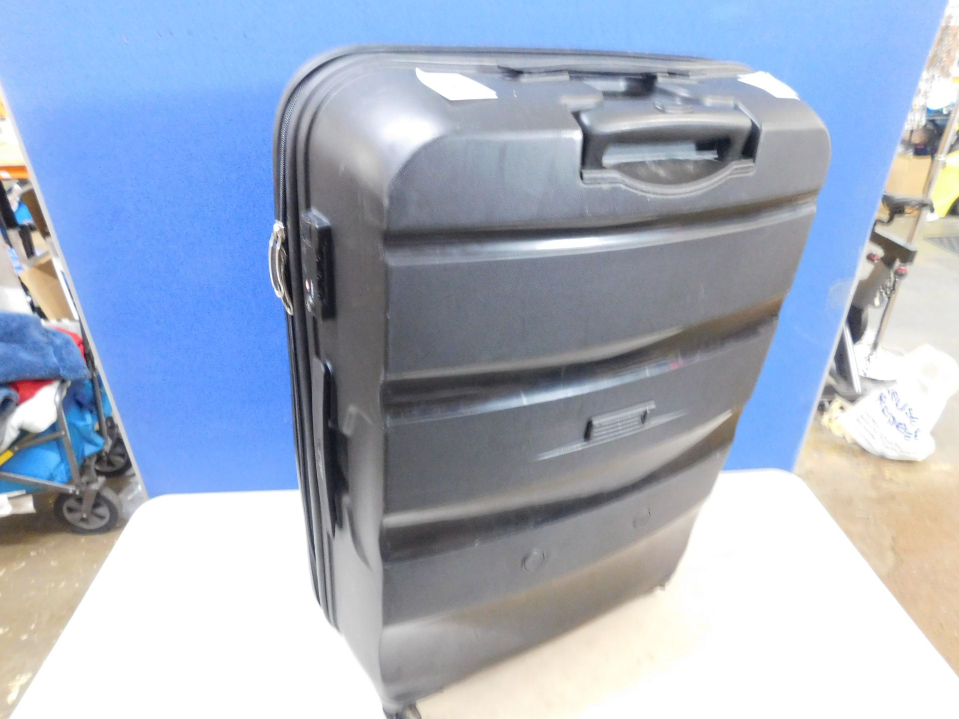 1 AMERICAN TOURISTER BON AIR HARDSIDE LARGE SUITCASE IN BLACK RRP Â£119 (BROKEN WHEEL)