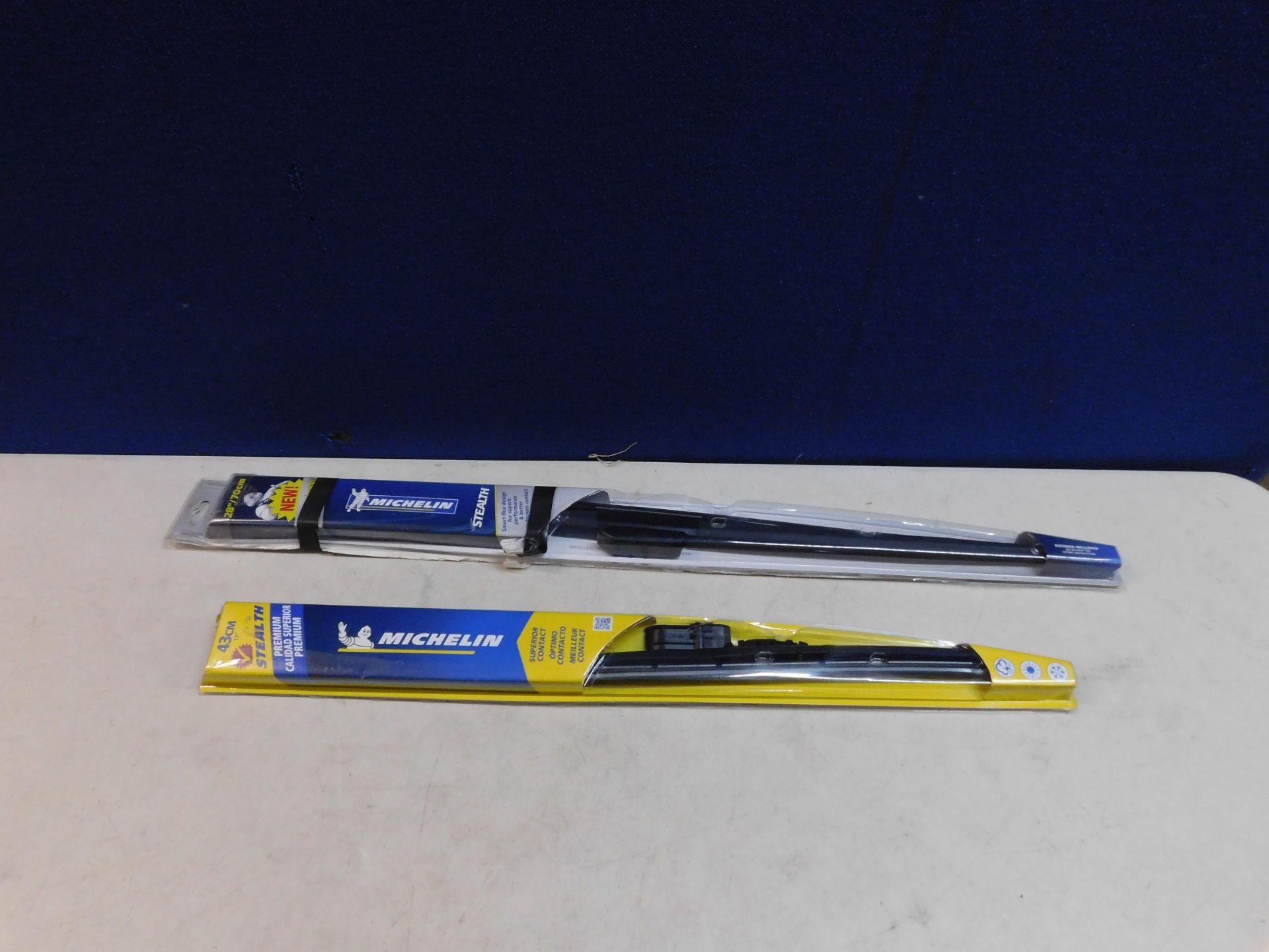 2 PACKS OF MICHELIN STEALTH WIPER BLADES IN VARIOUS SIZES RRP Â£39.99